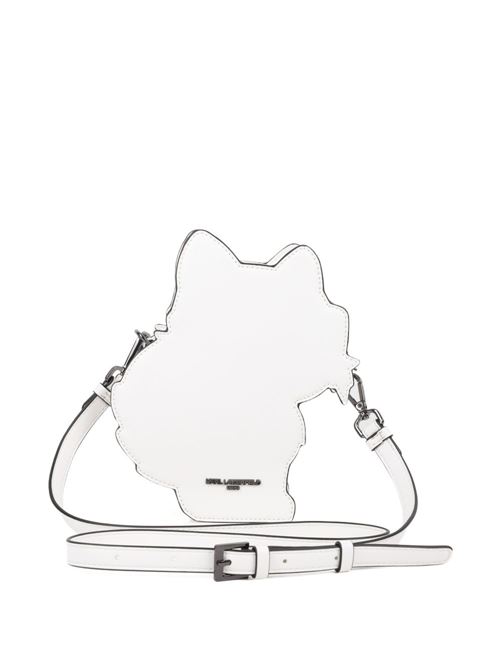 Borsa bambina Karl Lagerfeld bianca con gatto Karl Lagerfeld Kids | Z3121010P